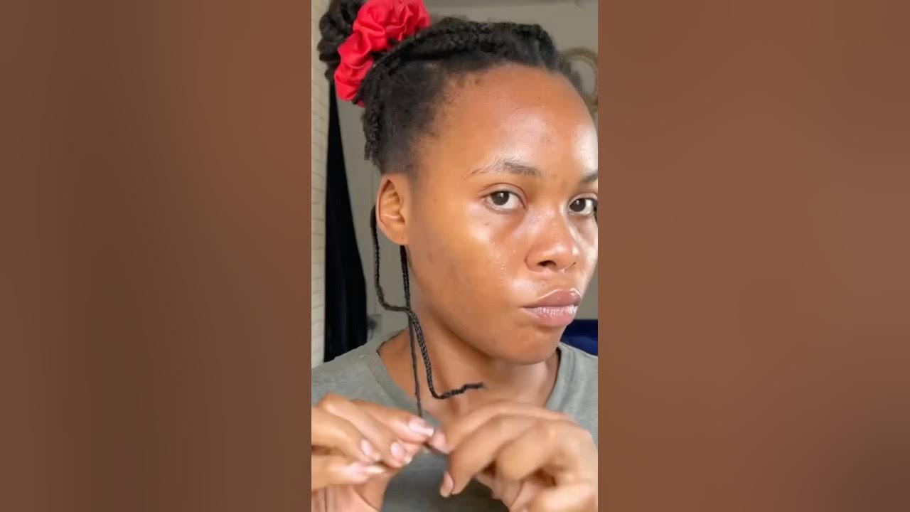  Detailed mini braids tutorial you need #minibraids #shortsvideo # ...