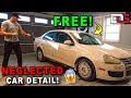 Cleaning a FREE CAR That Was Abused for Years! | The Detail Geek