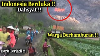 BARU SAJA WARGA BERHAMBURAN !! REKAMAN DETIK² GUNUNG RUANG MELETUS HARI INI! ERUPSI GUNUNG RUANG