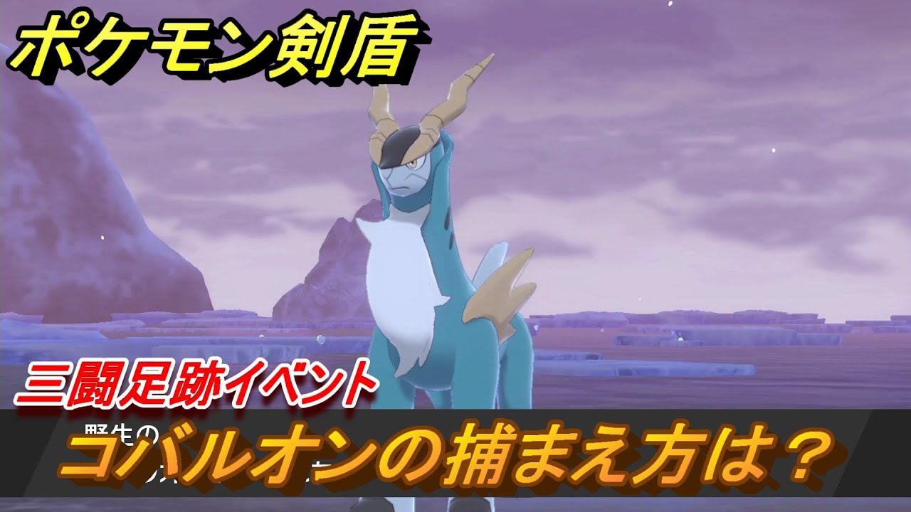 ポケモン剣盾 コバルオンを捕まえる方法 三闘足跡イベント ポケモン図鑑コンプへの道 最新版 ポケモンソード シールド Youtube