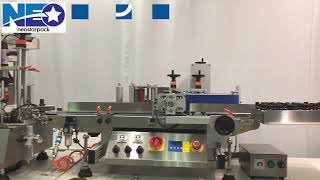 Peristaltic pump compact filling line with cap feeder|Neostarpack