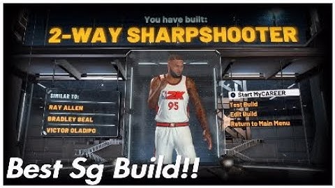 Best 2 Way SharpShooter Build On Nba 2k20