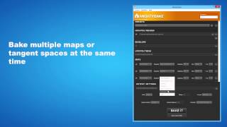MightyBake - Fast Texture Map Baker
