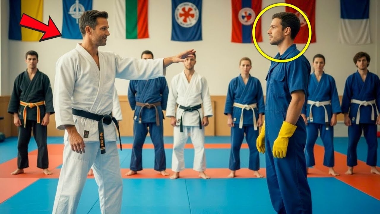 Black Belt Challenged Single Dad Janitor to Spar What Happened Left Everyone Speechless   EOM STOR