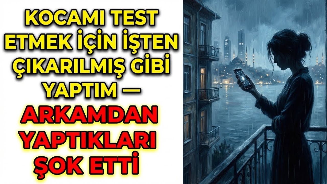 KOCAMI TEST ETMEK İÇİN İŞTEN ÇIKARILMIŞ GİBİ YAPTIM — ARKAMDAN YAPTIKLARI ŞOK ETTİ
