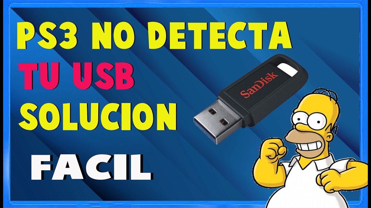 SI TU PS3 NO DETECTA TU USB SOLUCION FÁCIL 2023 YouTube