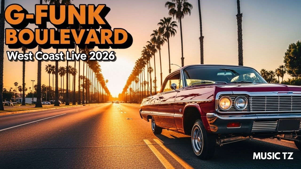 West Coast Hip Hop Marathon Live – G-Funk Groove & Chill Rap Playlist