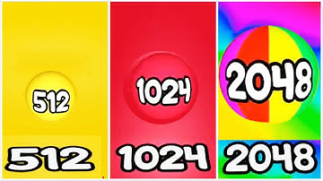 Ball Game Fun Race Run 2048 3D (Access Early) - Gameplay Walkthrough - Levels 1-15