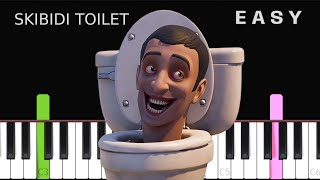 Skibidi Toilet - EASY Piano tutorial
