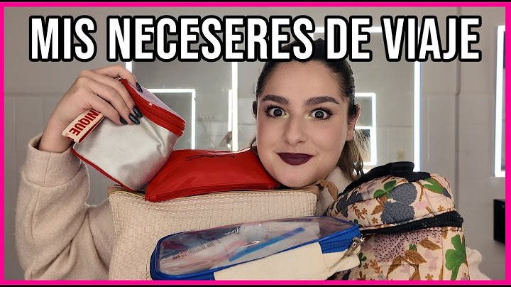 What should I take on my trip? - My makeup bag and more