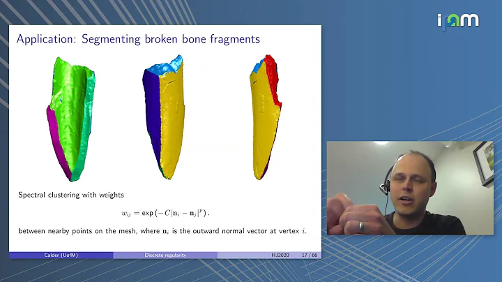 Jeff Calder: "Discrete regularity for graph Laplac...