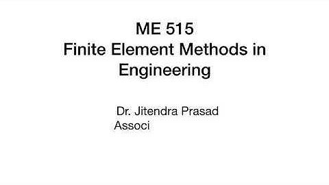 ME515 Winter 2021 Lecture Video 1A