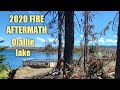 Aftermath of the 2020 fire at olallie lake