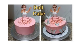 How To Make Doll Cake | Barbie Doll Cake | Very Easy Make Doll Cake | Doll Cake