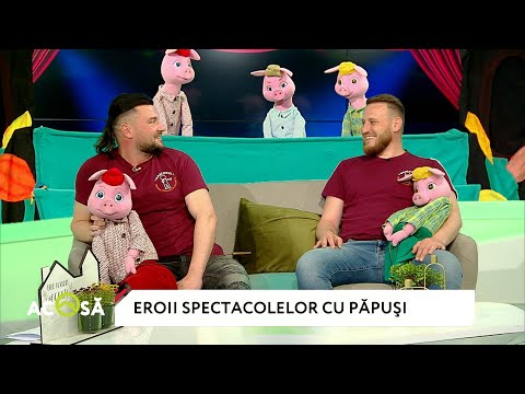 Copiii din era digitală, surprinşi cu poveşti clasice de către păpuşarii Teatrului "Oratorul"