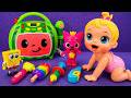 20 Minutes Satisfying with Unboxing COCOMELON Toys, Ice Cream Store Playset Collection ASMR Videos