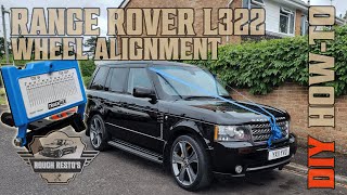 Range Rover L322 | DIY Wheel alignment/tracking with Trackace (front)