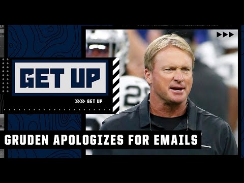 Get up reacts to jon gruden issuing an apology for his 2011 emails