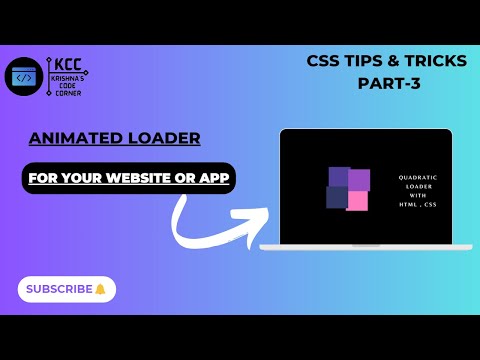 Animated Loader for Your Website or App || #webdesign