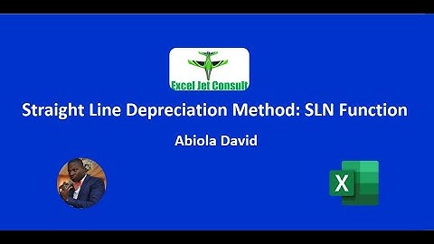 Straight Line Depreciation Method: SLN Function