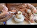 Satisfying Video Of Miniature Pottery ! Lockdown Fun Activity ! Making Mini Clay Pot ! Tiny Pot !