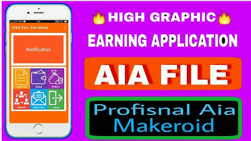 New Profesnal Earning App Aia File Like Android Studio| Makeroid