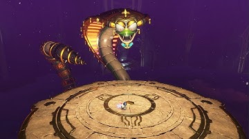 Astro Bot Snake Boss Fight