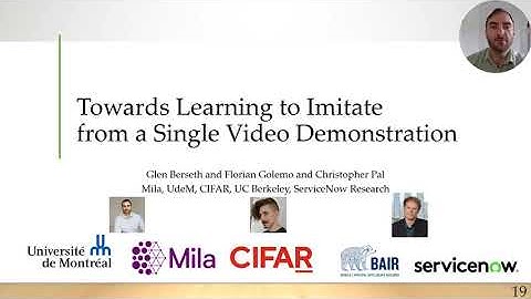 Towards Learning to Imitate from a Single Video Demonstration