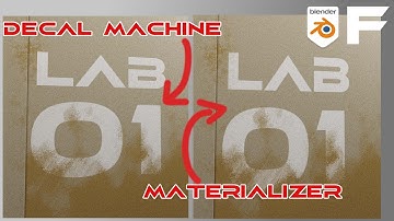 Can Fluent Materializer Replace DECALMachine ? (Blender Addon)