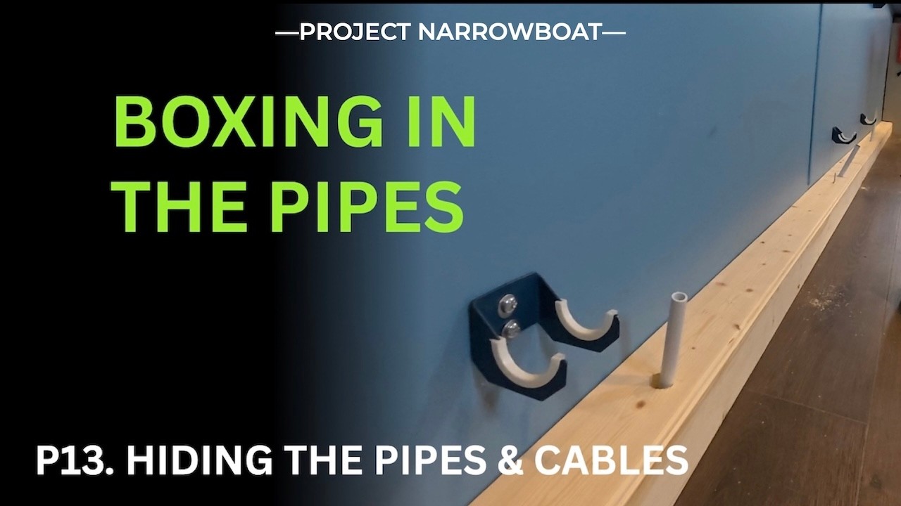 Boxing In Pipework on a Narrowboat | Easy Boat DIY Upgrade
