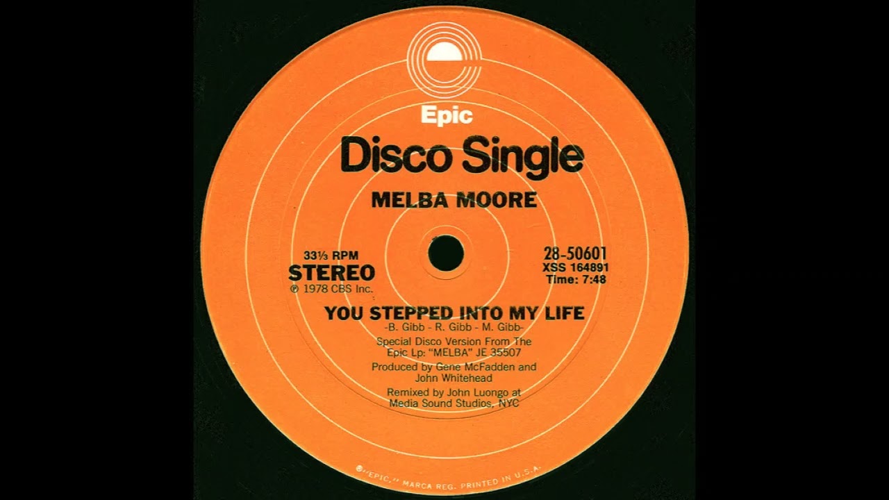 Melba Moore - You Stepped Into My Life (Extended Disco Version)1978