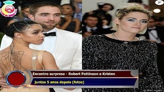 Encontro surpresa - Robert Pattinson e Kristen   juntos 5 anos depois (fotos)