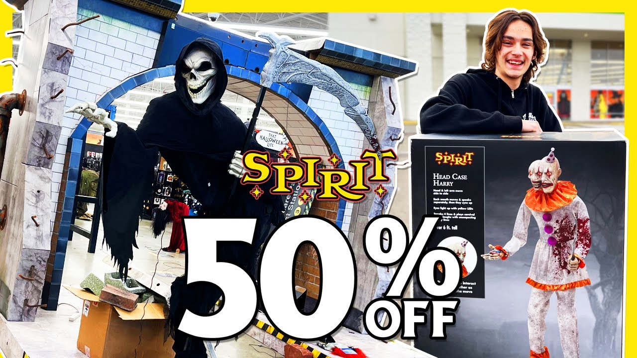 Spirit Halloween 2025: распродажа со скидкой 50% и подборка | 1 ноября — Spirit Halloween 2025