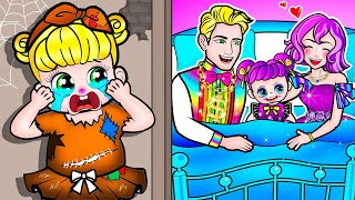 [🐾paper doll🐾] Poor Rapunzel Infant and Rich Family Bad | Rapunzel Compilation 놀이 종이