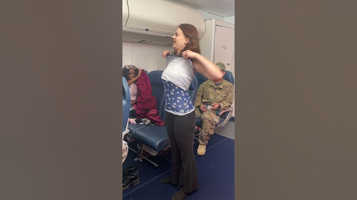 She did this on a plane