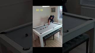 Smoking ?? 8 Balls in 17.1 Seconds - Rotating Hands?? Ambidextrous Pool Player on 6ft Table shorts
