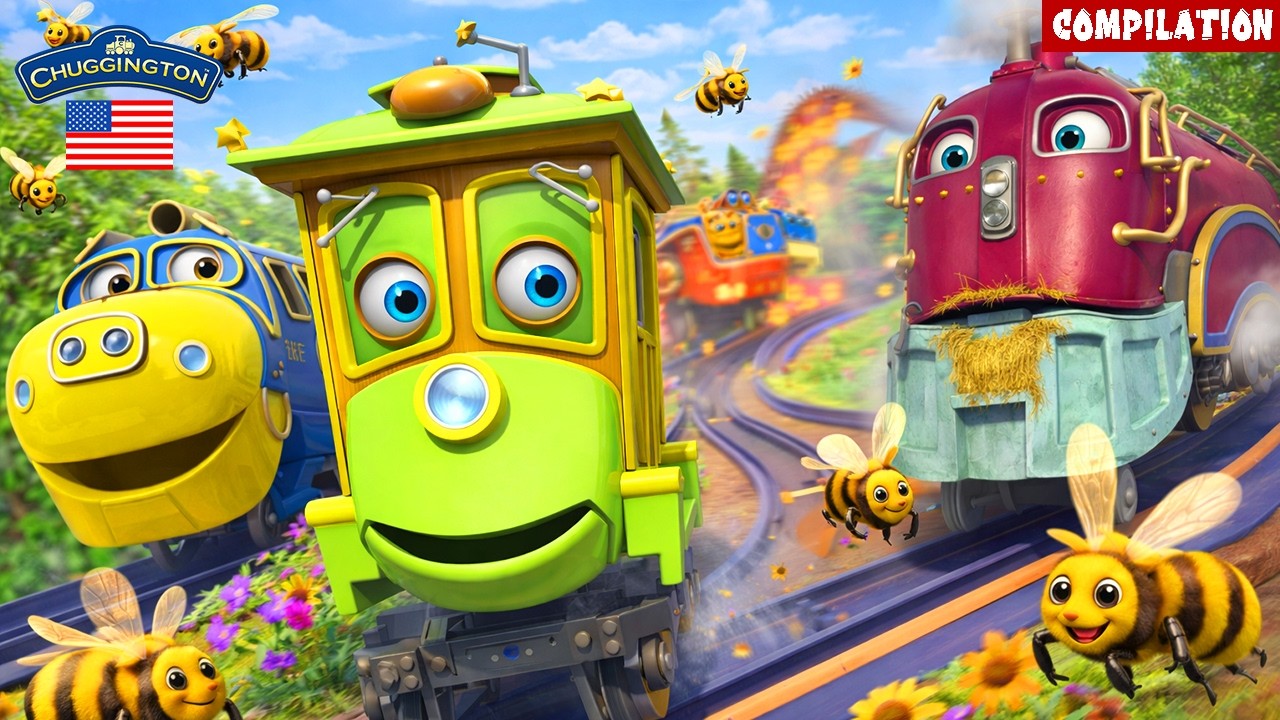 Zephie’s Bee Trouble 🐝 |Preschool Cartoon collection of 2026 |Train Cartoons for kids #chuggington #