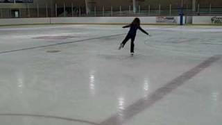 Ice Princess Figure Skating Practice December 2008