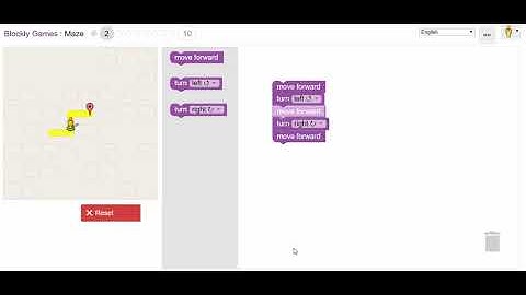 Blockly Games - Maze - Level 2