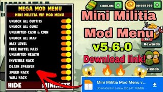 Mini Militia Mod Menu Apk v5.6.0 | Mini Militia Hack Mod Download Link | Mini Militia Hack screenshot 3