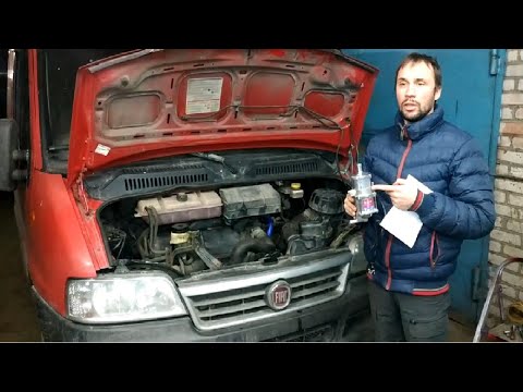 Подогреватель LF Bros Брат и замена антифриза Fiat Ducato 244