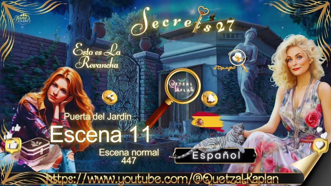🥷Escena 11🔥Puerta del Jardín📝Palabras📝🗝️Secretos 27🔎 June's