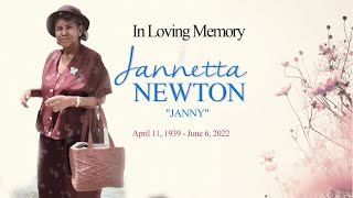 Celebrating the Life of Jannetta Newton