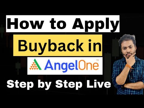 How to Apply TCS Buyback in AngelOne  