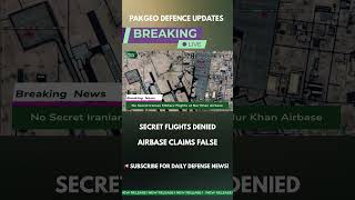 No Secret Iranian Military Flights at Nur Khan Airbase #geopolitics #military #defensenews