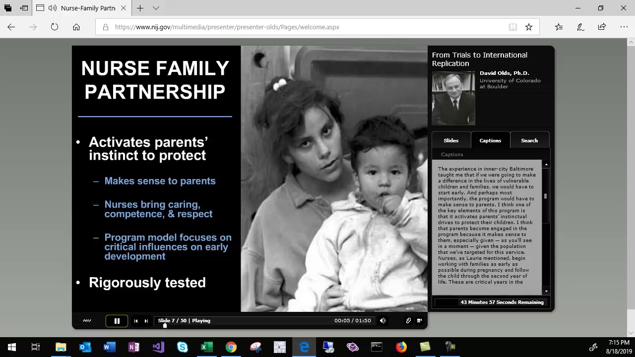 Nurse-Family Partnerships: From Trials to International Replication