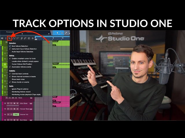 Track Options in Studio One - Unlocking Features You Need | PreSonus class=