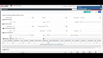 Item Receipt of Alternate UOM Items - HAL ERP
