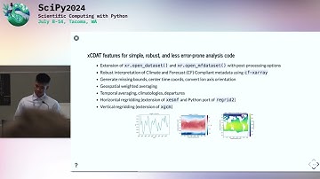 Tom Vo - xCDAT (Xarray Climate Data Analysis Tools) | SciPy 2024