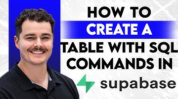 How To Create A Table In Supabase With SQL Commands [2026 Guide]